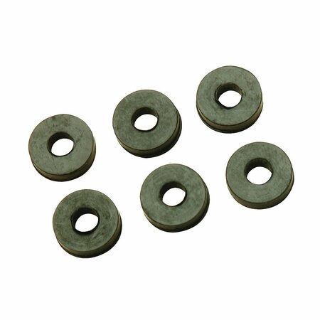 PLUMB PAK Flat Washer, Fits Bolt Size 9/16" 6 PK PP805-36